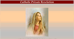 Desktop Screenshot of catholicrevelations.org